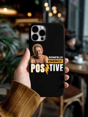 RONFELIX Positive Energy Premium Matte Phone Case | Shockproof Protective Mobile Cover