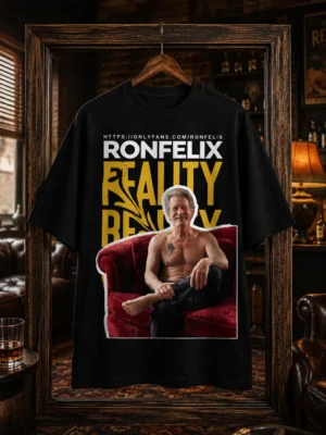 RONFELIX Reality Premium Oversized T-Shirt | Unisex Graphic Cotton Tee